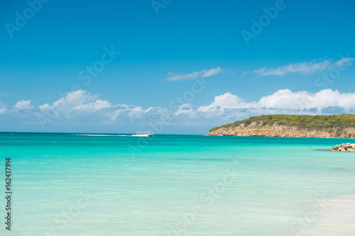 Beautiful marine view on caribbean sea © be free
