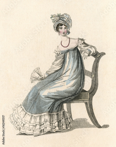 Evening Dress 1818. Date: 1818 photo