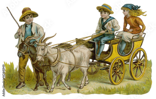 Goat-Cart - Scrap. Date: late 19th century