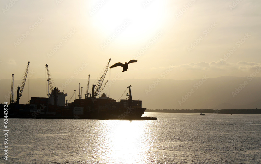 Obraz premium Porto de Santos