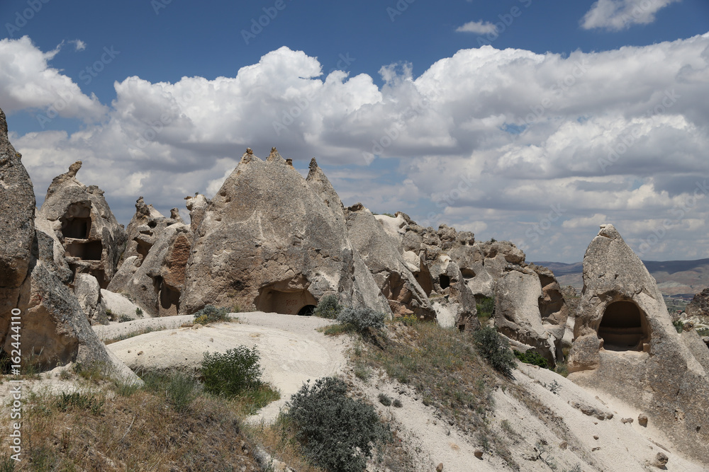 Rock Formations in Cappadocia, Turkey Rock Formations in Cappadocia, Turkey
