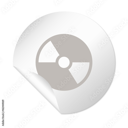 Runder Sticker - CD Scheibe