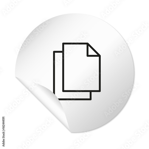 Runder Sticker - Formular