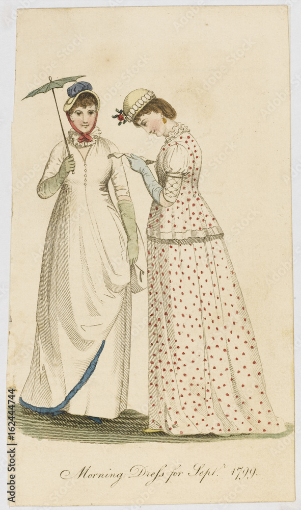 Morning Dress 1799. Date: September 1799