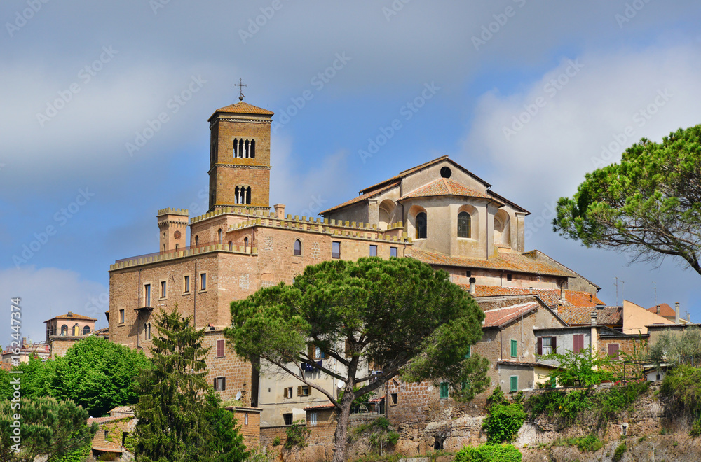 Santa Maria Assunta (Saint Mary of Assumption) Cathedral in Sutri, a small town near Rome