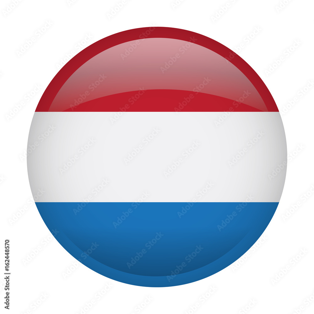 Isolated flag of The Netherlands, Vector illustration Isolated flag of The Netherlands, Vector illustration