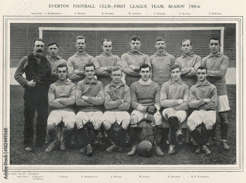 Everton Football Team. Date: 1905
