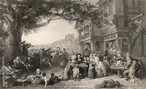 Village Country Fair. Date: late 18th century photo