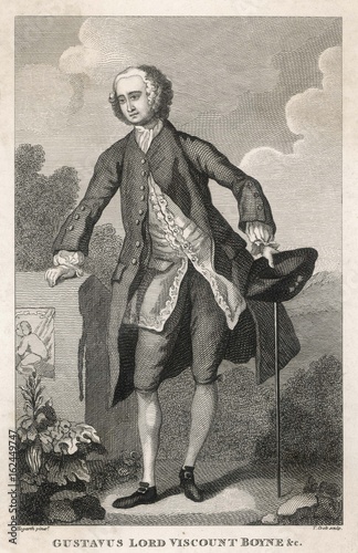 Fotografie English Aristocrat. Date: circa 1740