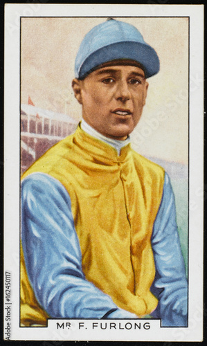 Jockey - Frank Furlong 20th century. Date: 20th century