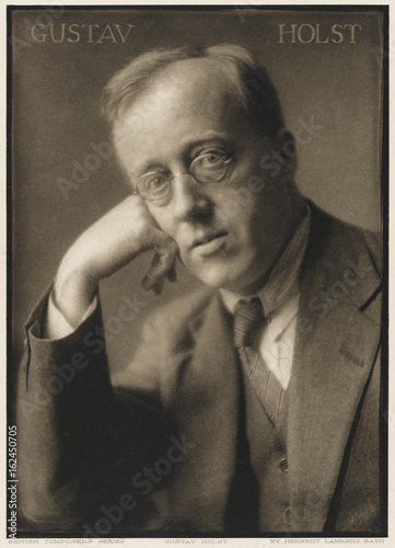 Gustav Holst (Lambert). Date: 1874 - 1934 photo