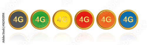 4G - LTE - Goldene Buttons