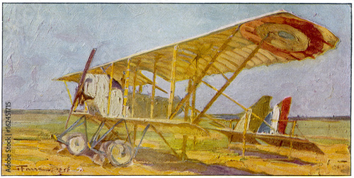 Caudron G-3 Biplane. Date: 1916 photo