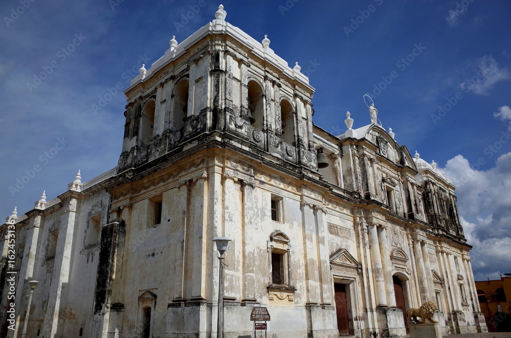 Leon Cathedral in Nicaragua, the biggest cathedral in Central America