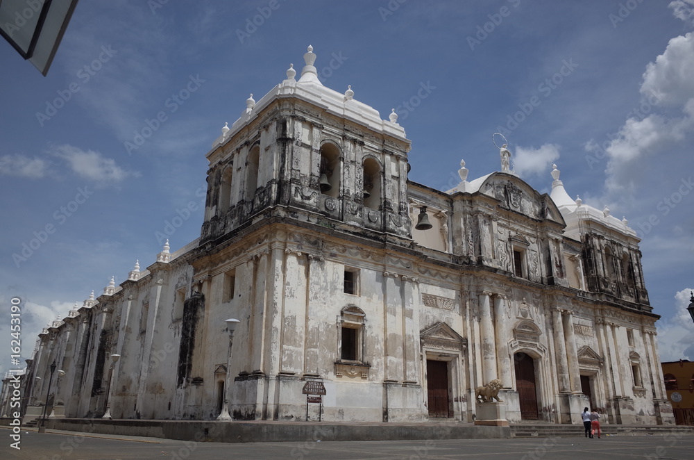 Leon Cathedral in Nicaragua, the biggest cathedral in Central America