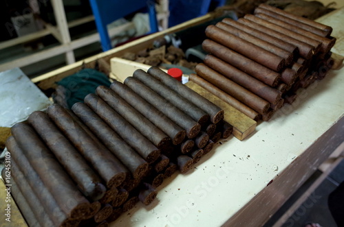 Prepared cigars Inside a cigar factory in Esteli in the northern mountains of Nicaragua