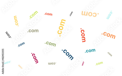 Viele bunte com - Webadressen