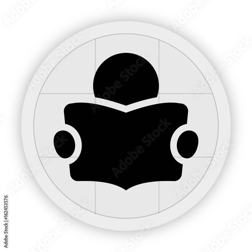 Icon Schaltfläche - Buchleser