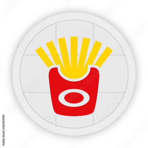 Icon Schaltfläche - Pommes