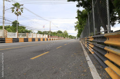 View of temporary street circuit.