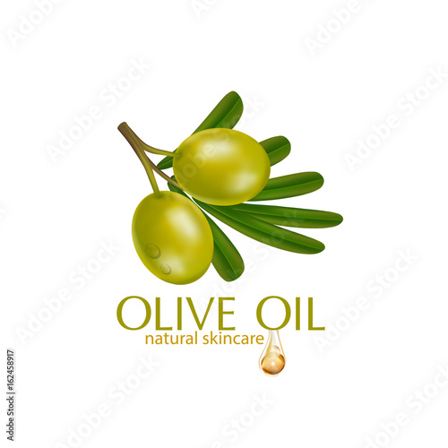 Olive oil organics natural skin care cosmetic 