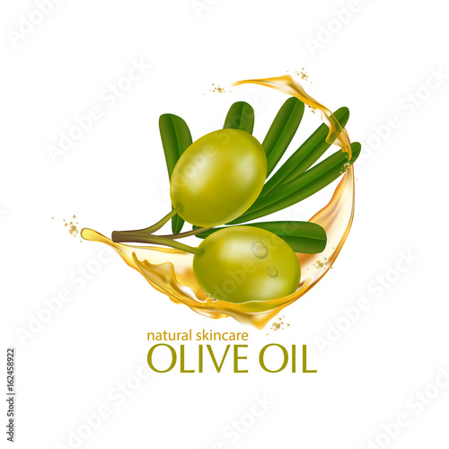 Olive oil organics natural skin care cosmetic 