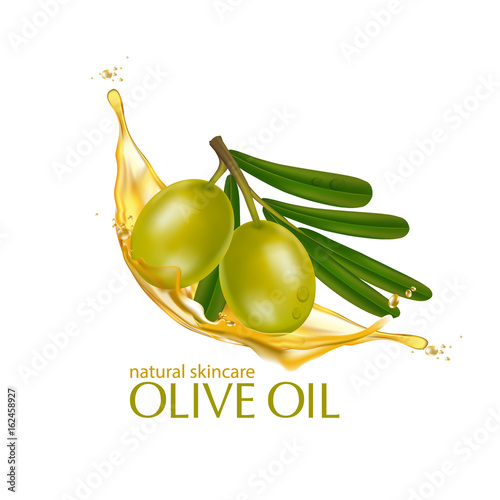 Olive oil organics natural skin care cosmetic 