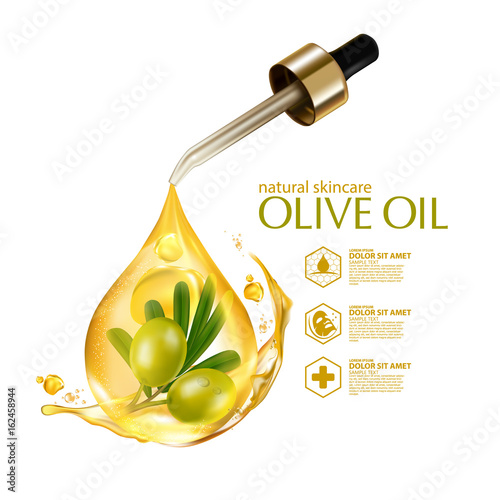 Olive oil organics natural skin care cosmetic 