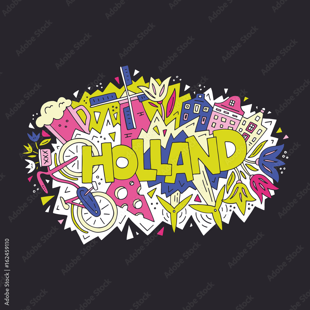 Holland Vector Concept Stock Vector | Adobe Stock