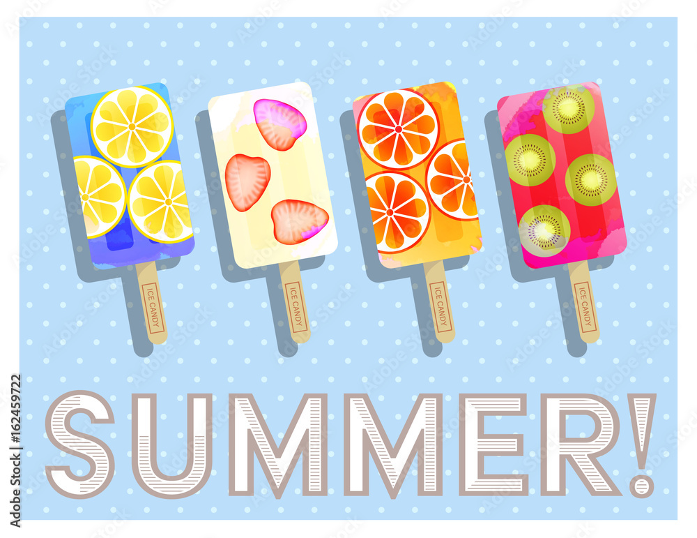 カラフルなアイスキャンディフルーツバーのイラスト素材 Stock Vector Adobe Stock カラフルなアイスキャンディフルーツバーのイラスト素材 Stock Vector Adobe Stock