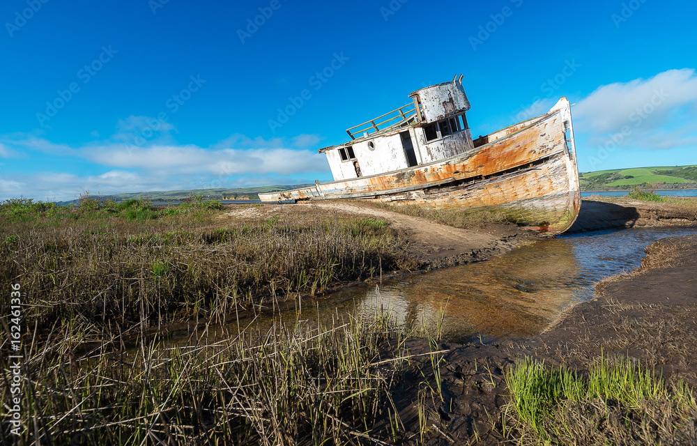 Shipwreck at Point Reyes California