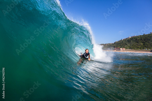 Surfing Surfer Wave Tube Ride