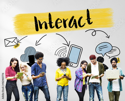 Social Media Connection Communication Friends Concept