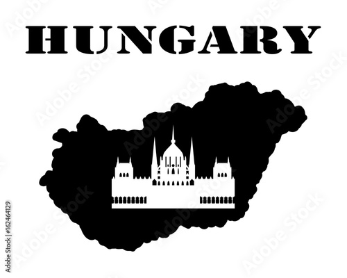 Symbol of  Hungary and maps