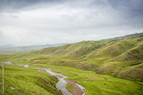 Assy plateau. Kazakhstan Mountains.