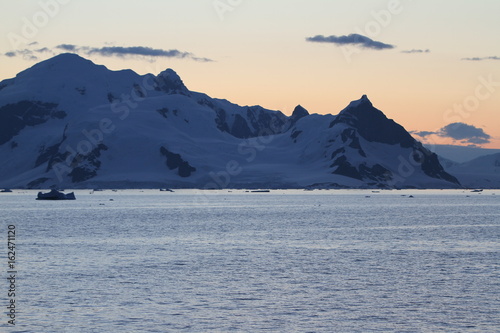 Antarctic mountain range
