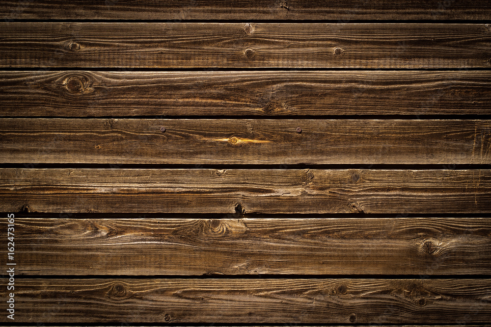 Brown wooden rustic background with copy space Brown wooden rustic background with copy space