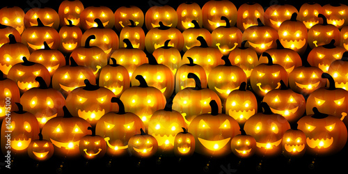 ハロウィン　かぼちゃ　お化け　背景