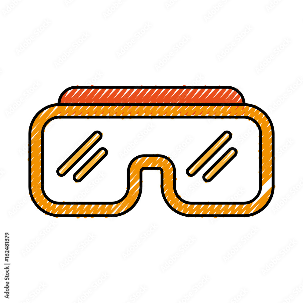 diving googles isolated icon vector illustration design diving googles isolated icon vector illustration design