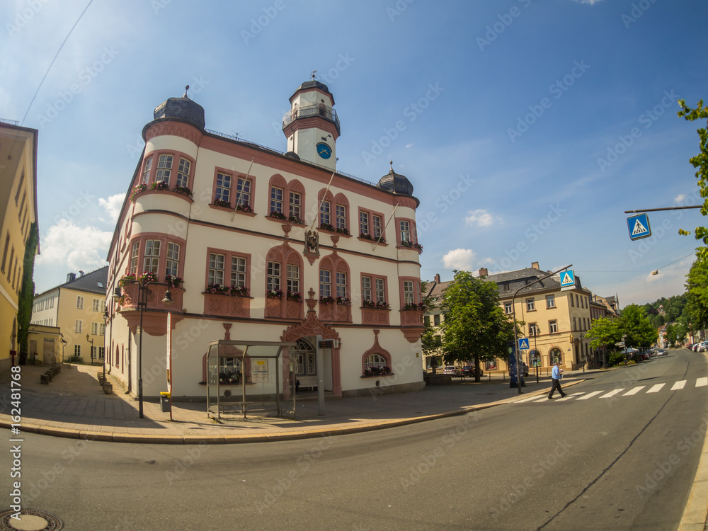 Fototapeta premium Rathaus von Hof an der Saale