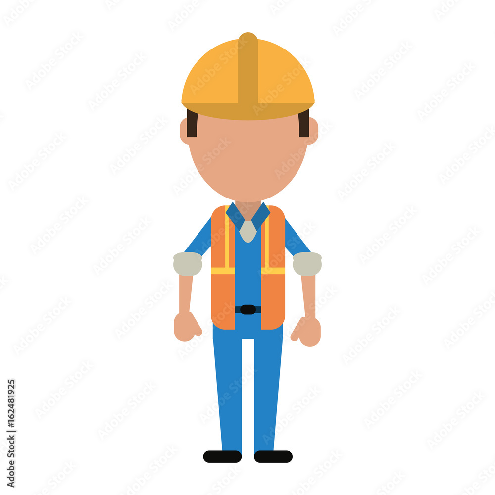 engineer construction or factory worker icon image engineer construction or factory worker icon image