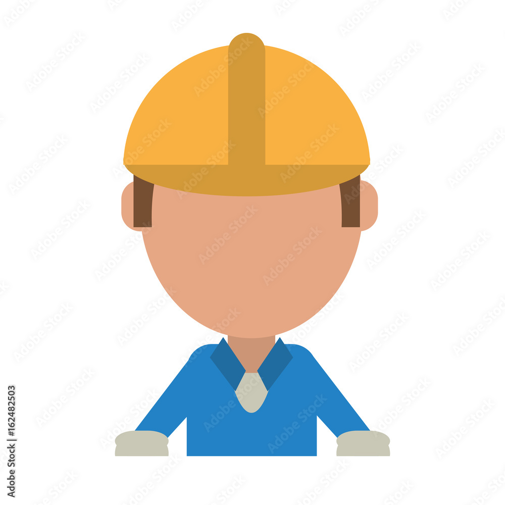 engineer construction or factory worker icon image engineer construction or factory worker icon image