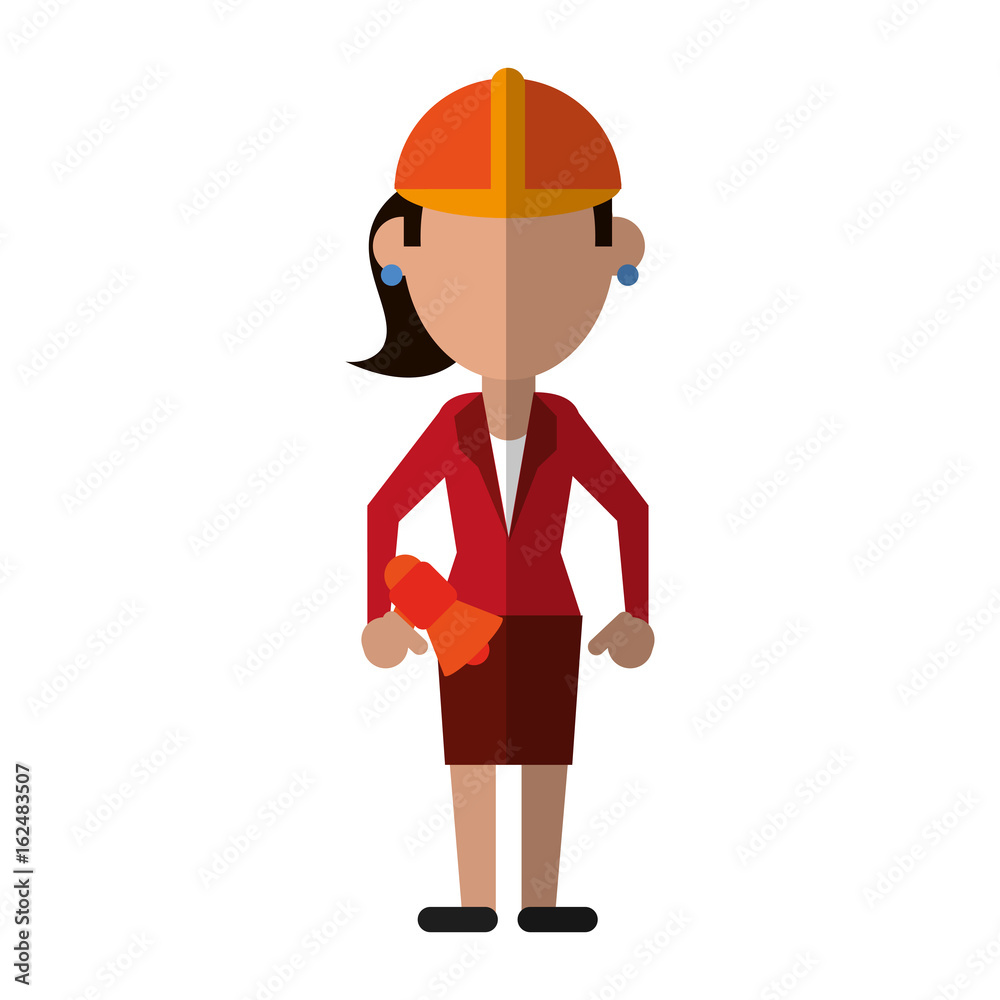 engineer construction or factory worker icon image engineer construction or factory worker icon image