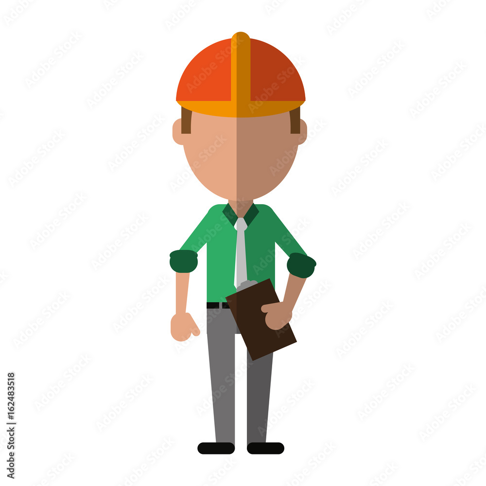 engineer construction or factory worker icon image engineer construction or factory worker icon image