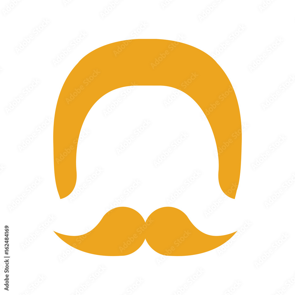 hair hipster style model vector illustration design hair hipster style model vector illustration design
