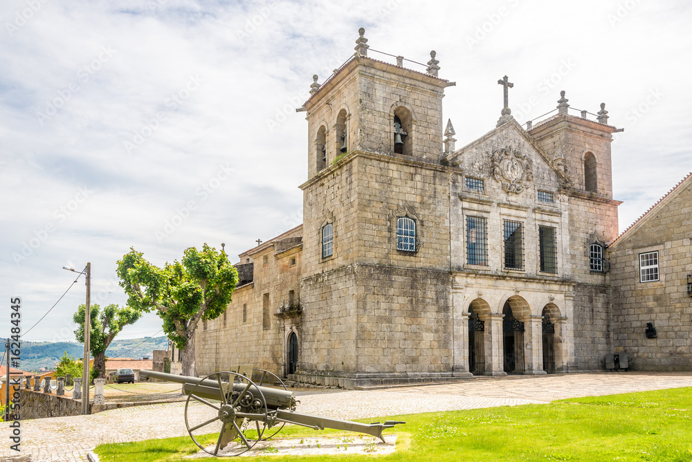 View at the church of Santa Cruz in Lamego ,Portugal