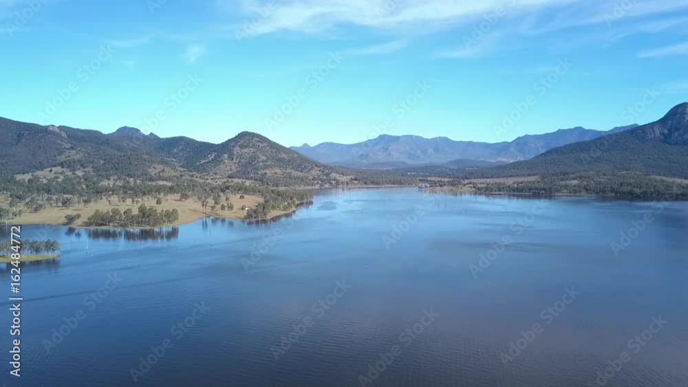 Lake Moogerah on the Scenic Rim in Queensland during the day Lake Moogerah on the Scenic Rim in Queensland during the day