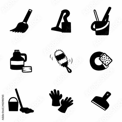 Vector Clearning icon set