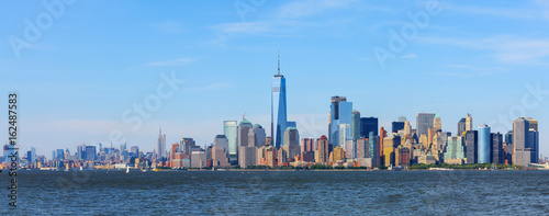 panoramic view of Manhattan skyline