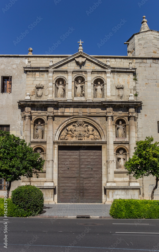 Entrance to the Convento de Santo Domingo monastery in Valencia